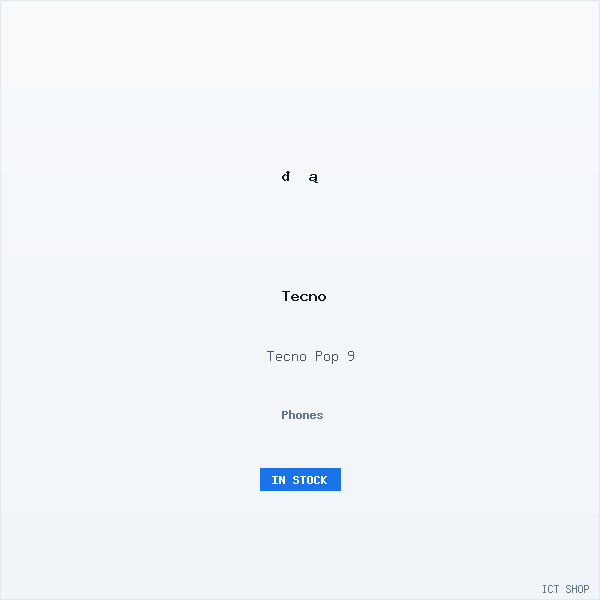 Tecno Pop 9