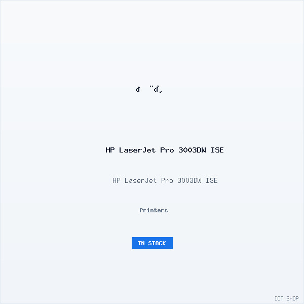 HP LaserJet Pro 3003DW ISE