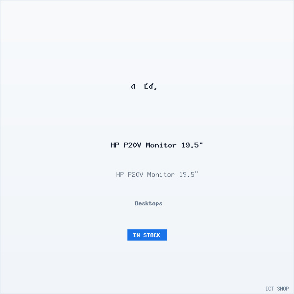 HP P20V Monitor 19.5"